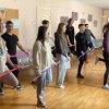 Конкурс на краще виконання базових кроків аеробіки з предметом